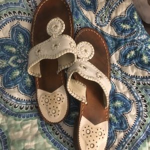 White Jack Roger Sandals